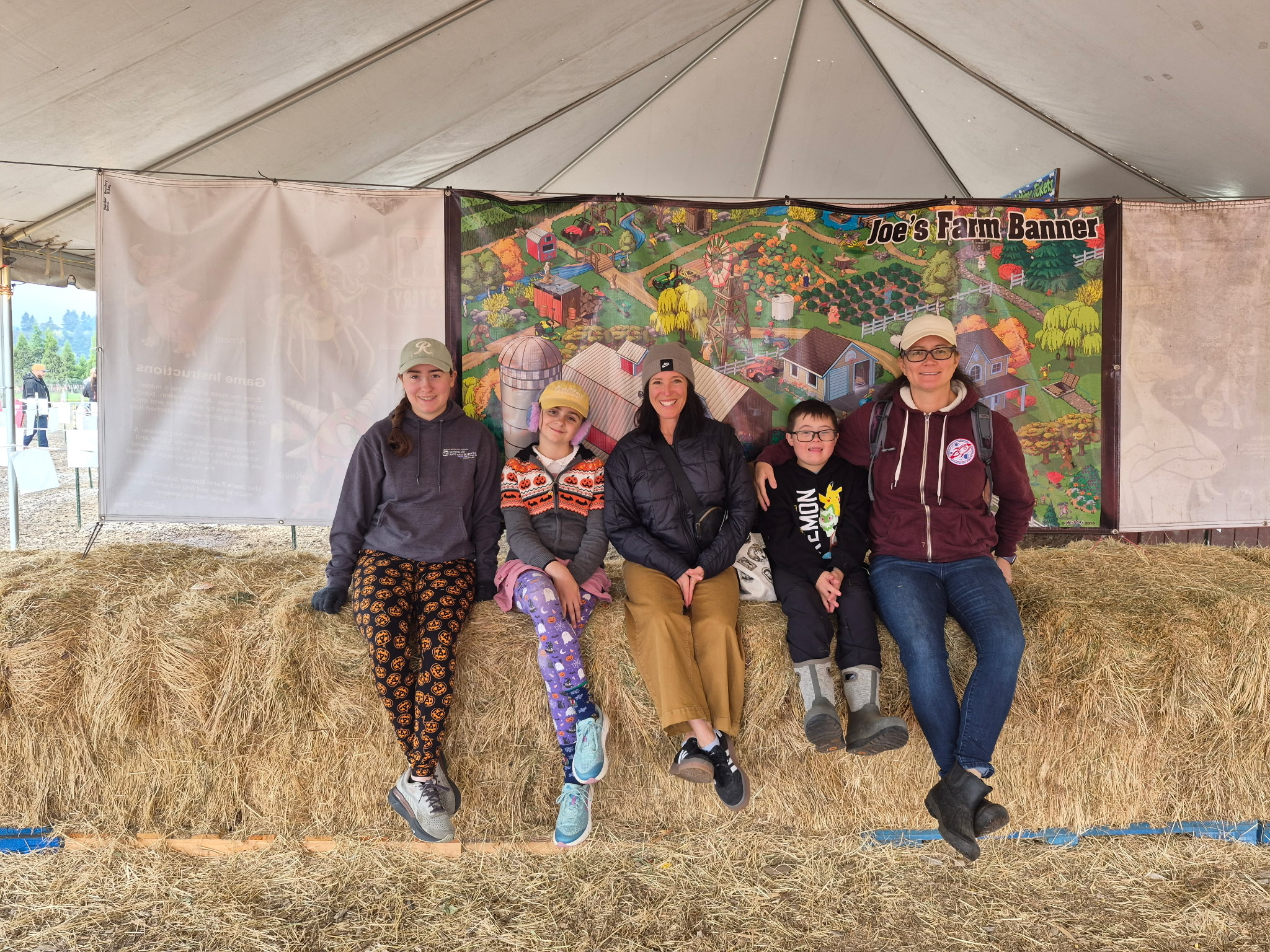 Fun day at the pumpkin patch.