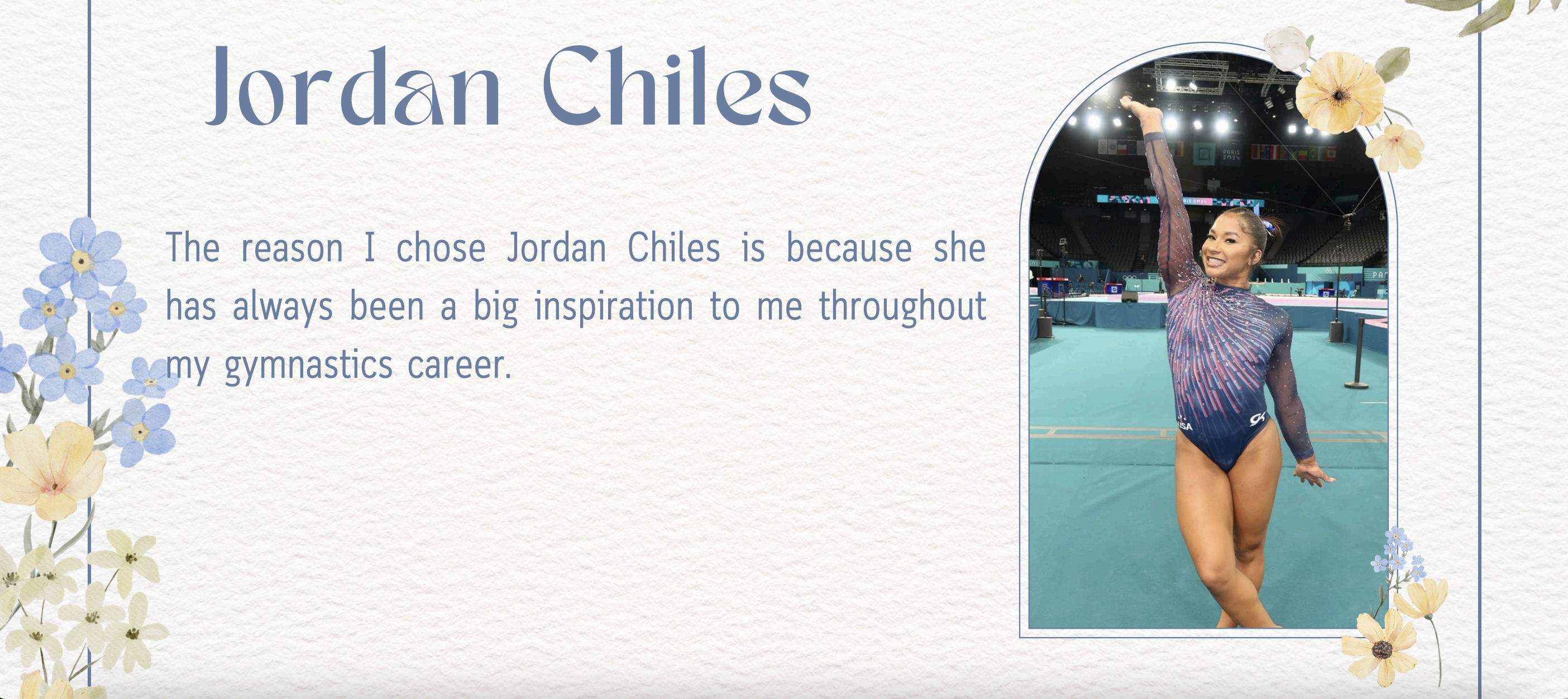 Jordan Chiles Presentation